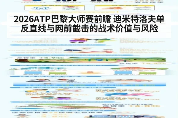 2026ATP巴黎大师赛前瞻 迪米特洛夫单反直线与网前截击的战术价值与风险
